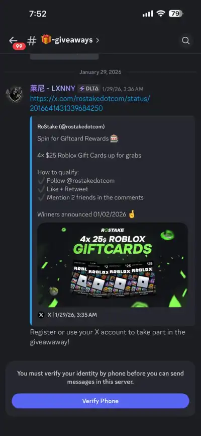 Discord Giveaways